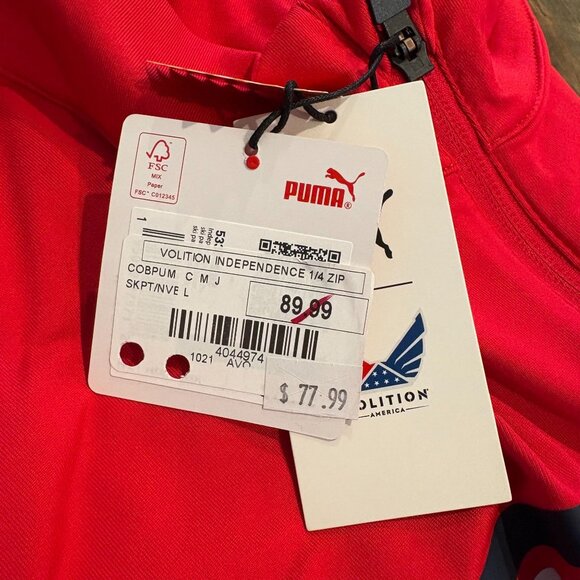 PUMA Men's Volition Independence 1/4 Zip Pullover Size L NWT - Picture 5 of 6